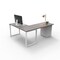 We'Re It Connect It L-Shaped Desk, 77 in D X 30 in H, 60 in W X Thermally Fused Laminate DI60304824L1BBF-WH-8827 - alternate 5